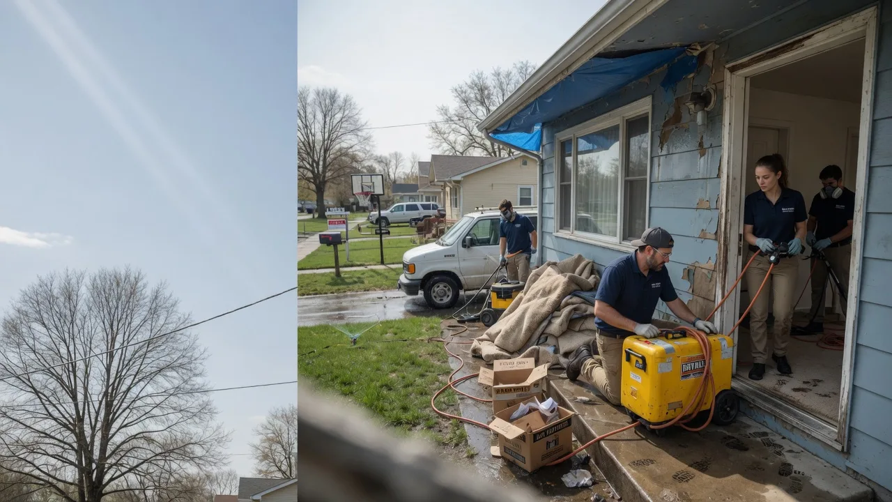 Basement Flood Cleanup in Francisco, IN near me